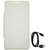 TBZ Flip Cover Case for Micromax Canvas 5 E481 with Data Cable -White