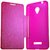 TBZ Flip Case for Micromax Canvas Mega Q417 -Pink