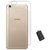TBZ Transparent Silicon Soft TPU Slim Back Case Cover for Vivo V5 with Micro USB OTG Connector Adapter