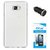 TBZ Transparent Silicon Soft TPU Slim Back Case Cover for Samsung Galaxy J7 Prime with Car Charger and Tempered Screen Guard