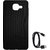 TBZ Rubberised Silicon Soft Back Cover Case for Samsung Galaxy J7 Max with Data Cable  -Black