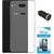 TBZ Transparent Silicon Soft TPU Slim Back Case Cover for Lyf Wind 4 with Car Charger and Tempered Screen Guard