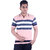 Ogarti Men's Peach Polo Collar T-shirt