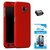 TBZ 360 Degree Protection Front & Back Case Cover Cover for Samsung Galaxy J7 Max with OTG Adaptor and Tempered Screen Guard -Red