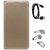 TBZ PU Leather Flip Cover Case for Motorola Moto G5 Plus with Car Charger and Data Cable -Golden