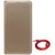 TBZ PU Leather Flip Cover Case for Motorola Moto E3 Power with AUX Cable -Golden