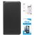TBZ PU Leather Flip Cover Case for Lyf Water 7 with Nossy Sim Adaptor and Tempered Screen Guard -Black
