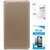 TBZ PU Leather Flip Cover Case for Lenovo Vibe K5 Plus with Nossy Sim Adaptor and Tempered Screen Guard -Golden