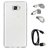TBZ Transparent Silicon Soft TPU Slim Back Case Cover for Samsung Galaxy J7 Prime with Car Charger and Data Cable