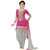 Leeps Prints Multicolor Chanderi Silk Embroidered Salwar Suit Material (Unstitched)