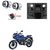 AutoStark U3 LED Motorycle Fog Light Bike Projector Auxillary Spot Beam Light (2Pc) For Bajaj CT100