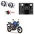 AutoStark U3 LED Motorycle Fog Light Bike Projector Auxillary Spot Beam Light (2Pc) For Hero Passion Pro TR