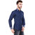 Klick2Style Men's  Blue Regular Fit Casual Shirt