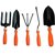 Visko 601 5 Pc Garden Tool Kit (Orange Handle)