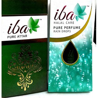 Buy IBA PURE PERFUME RAIN DROPS AND IBA PURE ATTAR PECK OF 2