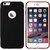AirCase iPhone 6s Plus/ 6 Plus Leather Feel 1mm Slim Back Case/Cover with Cut Out (Black)