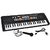 Akshata 61 Keys LED Display Piano Keyboard Toy with Recording,Mic  Mobile Charger Power Option