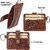 POLLSTAR Mens Wallet Leather Money Clip Thin Slim Front Pocket Wallet (CH2000BN)