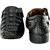 Blinder Men's Black Velcro Sandals
