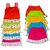 Maruthi kids baby Cotton dress pack of 5 ( 0-4 Months )