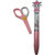 mithriya combo of Frozen Non-Toxic Round Shaped 4.4cm Erasers alongwith stylish pen style scissor (Set of 4, Multicolor)