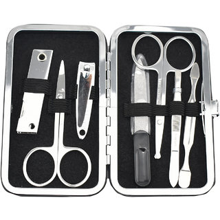 GlamGals Manicure Kit In Leatherette Case 7 PC