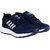 Lancer Lace-up Sky Blue  Navy Fabric EVA Running Shoes For Men