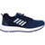 Lancer Lace-up Sky Blue  Navy Fabric EVA Running Shoes For Men