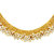 Asmitta Exquitely Gold Plated Choker Style Necklace Set For Women