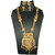 JewelMaze Gold Plated  Haram Necklace Set-1107939