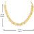 Atasi International Gold Plated Gold White Alloy Necklace Set for Women's