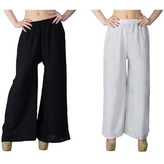 Rk Dailty wear palazzo pant ,plazzo trpusers for women (free size)
