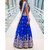 Latest Collection Bollywood Designer Royal Blue Embroidered Lehenga Choli For Girls Women