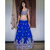 Latest Collection Bollywood Designer Royal Blue Embroidered Lehenga Choli For Girls Women