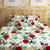 Story @ Home 120 TC 100 Cotton Red 1 Double Bedsheet With 2 Pillow Cover-CN1407