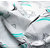 Story@Home 152 TC 100 Cotton Aqua 1 Double Bedsheet With 2 Pillow Cover