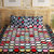Bedspun 100% Cotton Grey Abstract 1 Double Bedsheet With 2 Pillow Covers