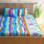 Story@Home 240 Tc 100% Cotton Blue 1 Double Bedsheet With 2 Pillow Cover-Fe1115