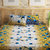 Story@Home 152 TC 100 Cotton Blue 1 Double Bedsheet With 2 Pillow Cover