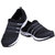Smart Jaisco Men's Black Slip On Running Shoes
