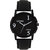 Gen z GENZ-SN-BLA-001 Maverick Black Dial Black Strap Youth analog watch