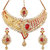 Soni Art Jewellery Gold Plated Multicolor Alloy Necklace Set for Women's