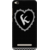 Printed Designer Back Cover For Redmi 5A - Diamonds Decorated Heart Letter Alphabet K Design