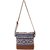 Suprino Beautiful printed cotton canvas cross body bag for Girls and women ( blue colour )
