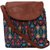 Suprino Beautiful printed poly Canvas with pu flap sling bag for Girls / Women,s (multi)