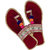 Decot Paradise Women Red Ethnic Footwear