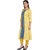 Vaniya Yellow Printed Kurti for Women's
