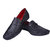 Messi Men's Black Synthetic Leather Loafers.