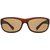 O Positive Brown Wrap-around Brown UV Protection Sunglasses for Men's