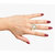 Silveria Designer Women Party Wear Golden  Silver Ring